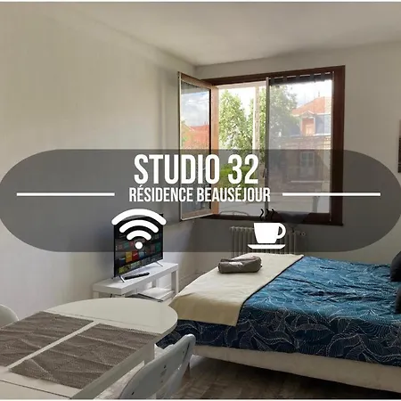 Studio 32 - Residence Beausejour - Fibre Wifi Troyes Exterior foto